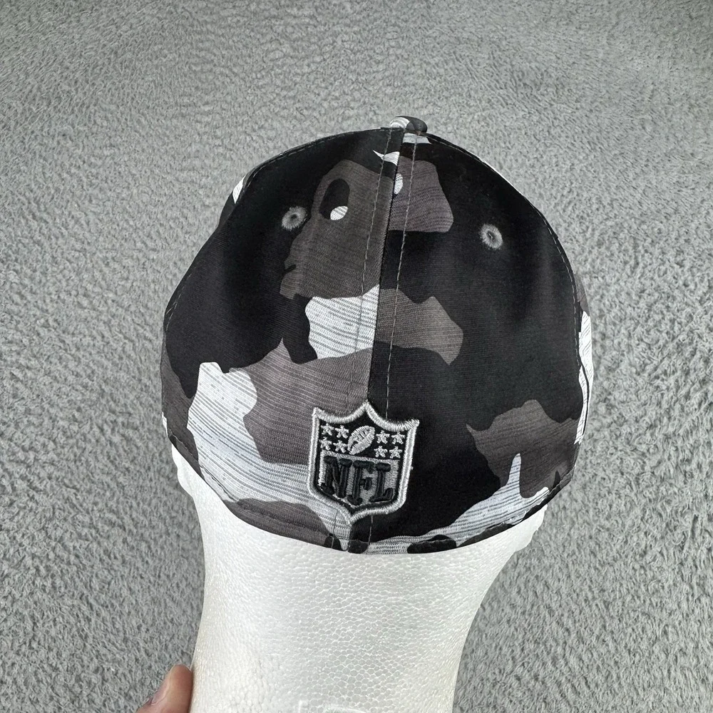 Dallas Cowboys S/M Baseball Cap Fitted Hat Camo NFL Blue Star‎ Sports 39Thirty